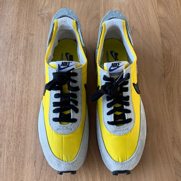 NIKE Yellow & Grey Undercover Edition DBreak Sneakers - Picture 4 of 7